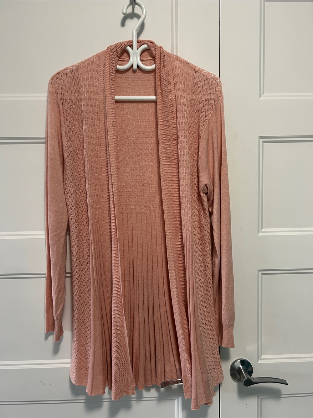 Extra long, Open-Front Cardigan